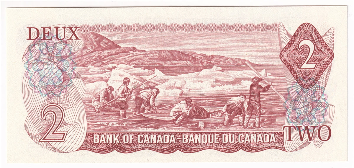 BC-47a-i 1974 Canada $2 Lawson-Bouey, ABC, Choice Uncirculated (CUNC63)