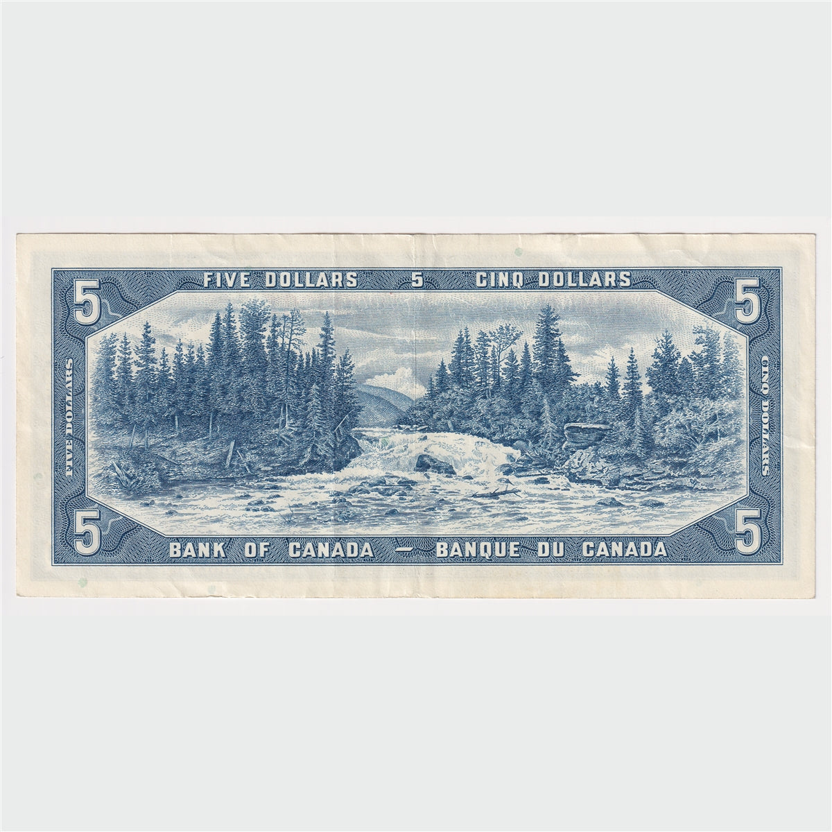 BC-39b 1954 Canada $5 Beattie-Rasminsky, T/S, EF