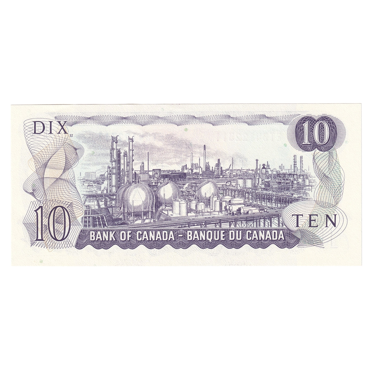 BC-49d 1971 Canada $10 Crow-Bouey, ETB, AU-UNC (AU55)