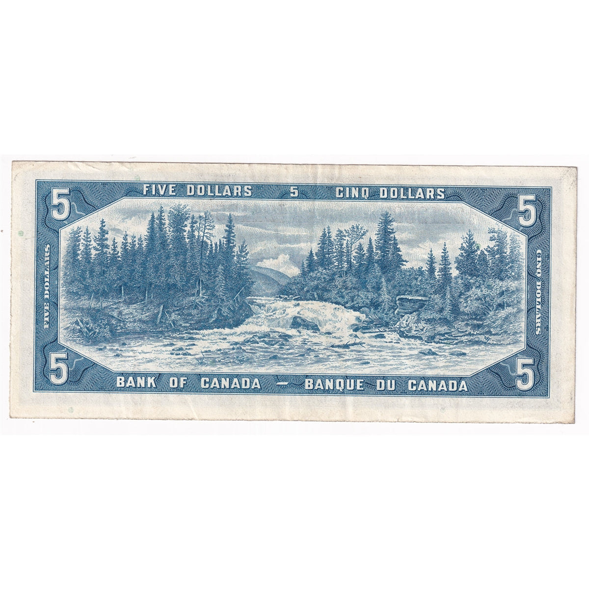 BC-39b 1954 Canada $5 Beattie-Rasminsky, I/S, VF