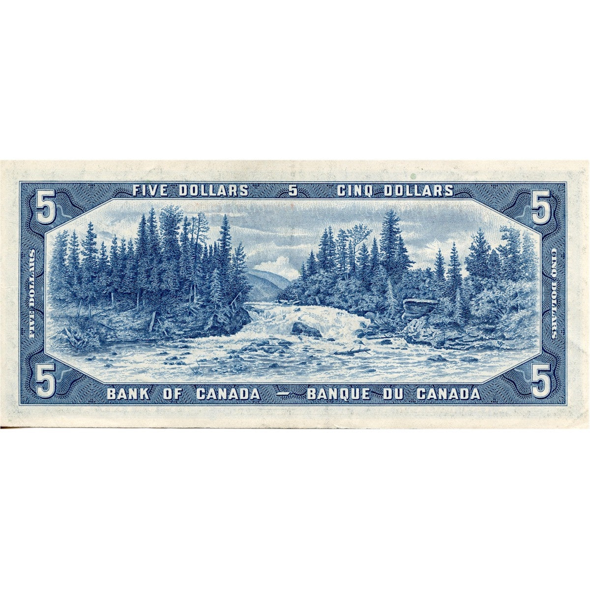 BC-39b 1954 Canada $5 Beattie-Rasminsky, N/X, Extra Fine (EF40)