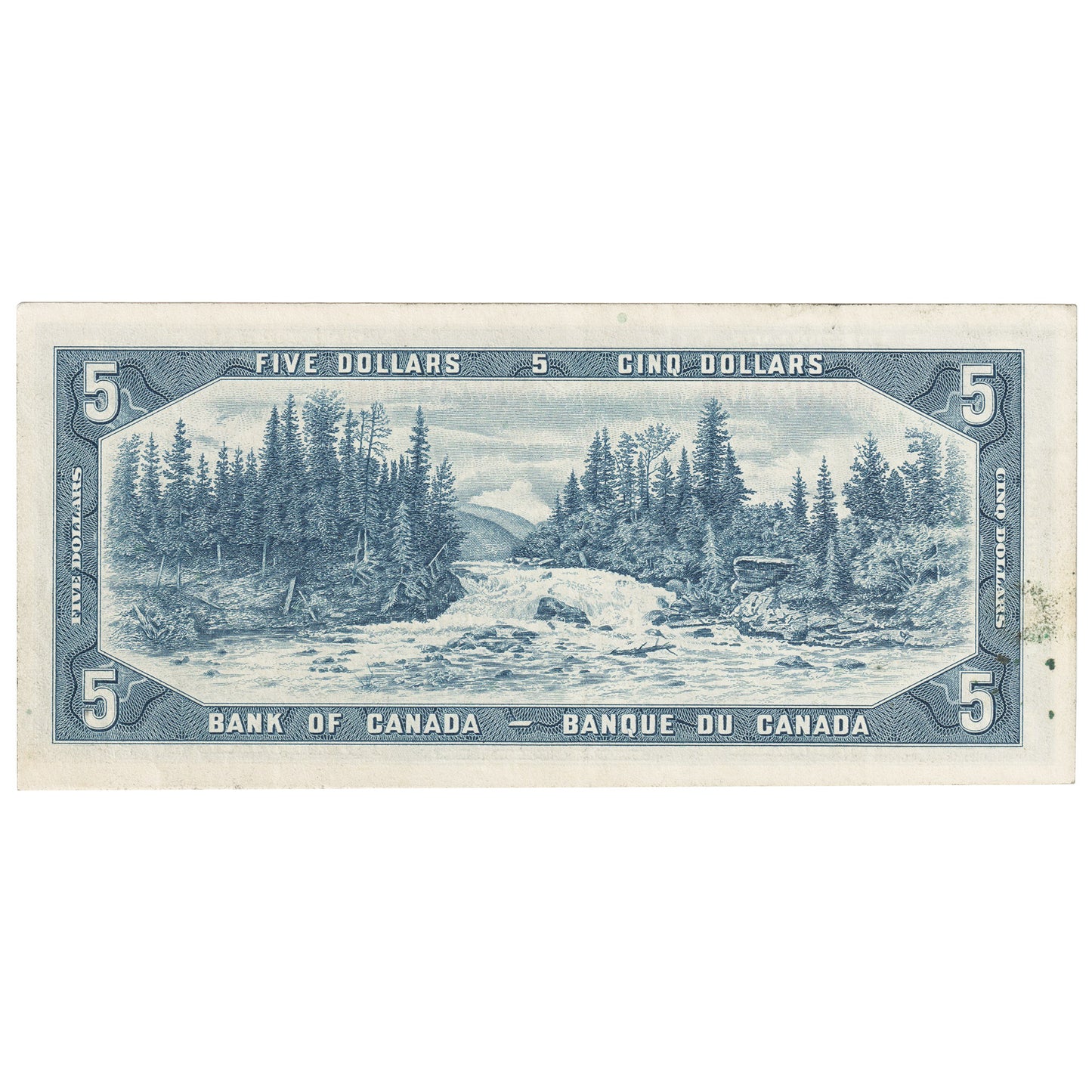 BC-39b 1954 Canada $5 Beattie-Rasminsky, U/S, EF