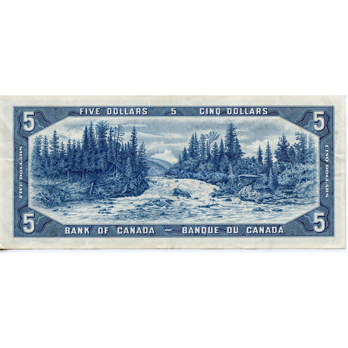 BC-39b 1954 Canada $5 Beattie-Rasminsky, N/X, Very Fine (VF20)