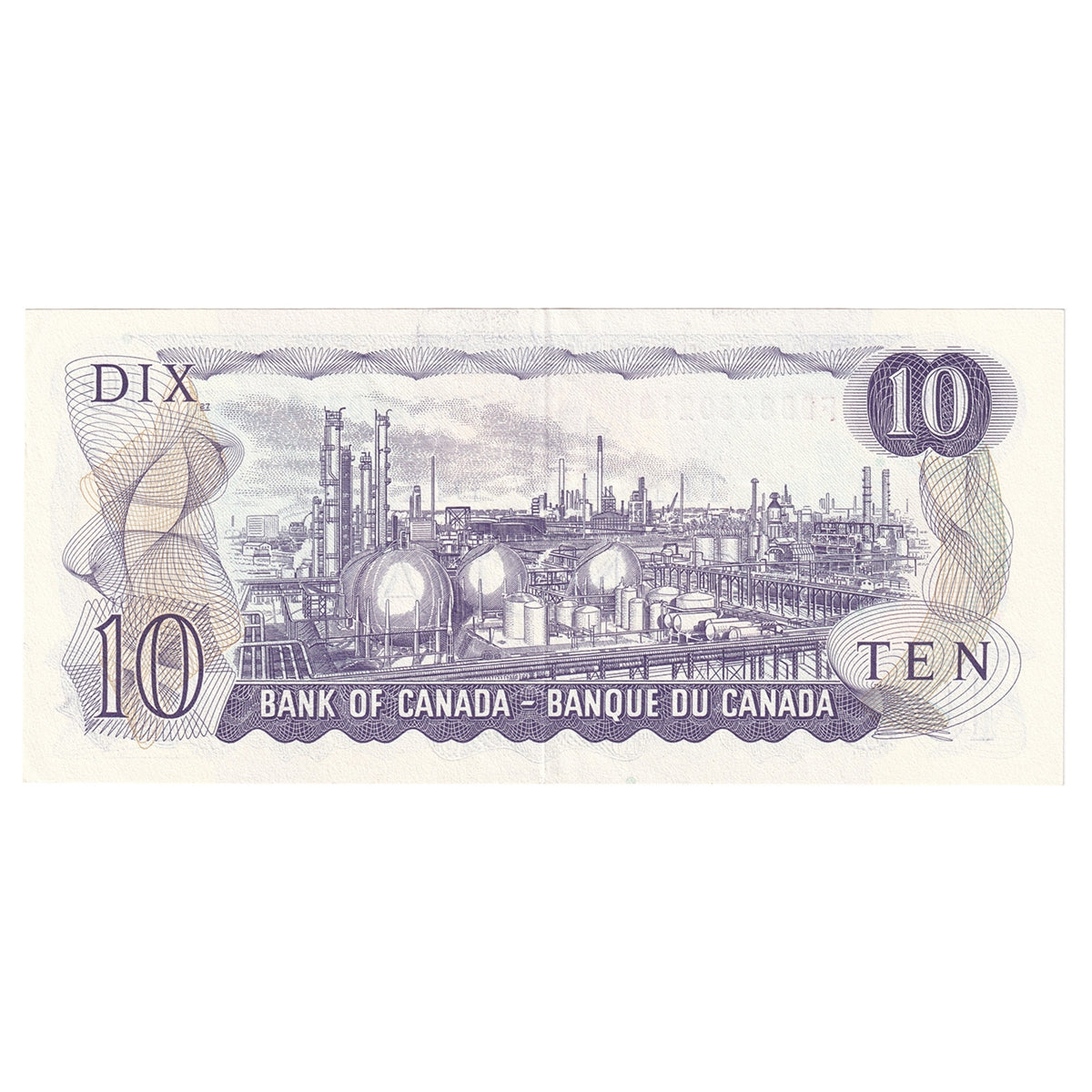 BC-49e 1971 Canada $10 Thiessen-Crow, FDD, EF-AU (EF45)