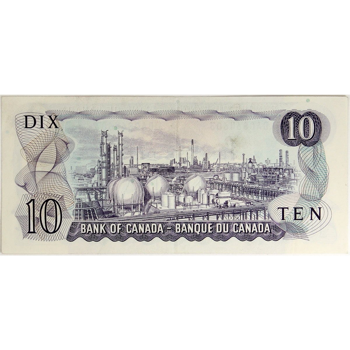BC-49a 1971 Canada $10 Beattie-Rasminsky, DA, Extra Fine (EF40)