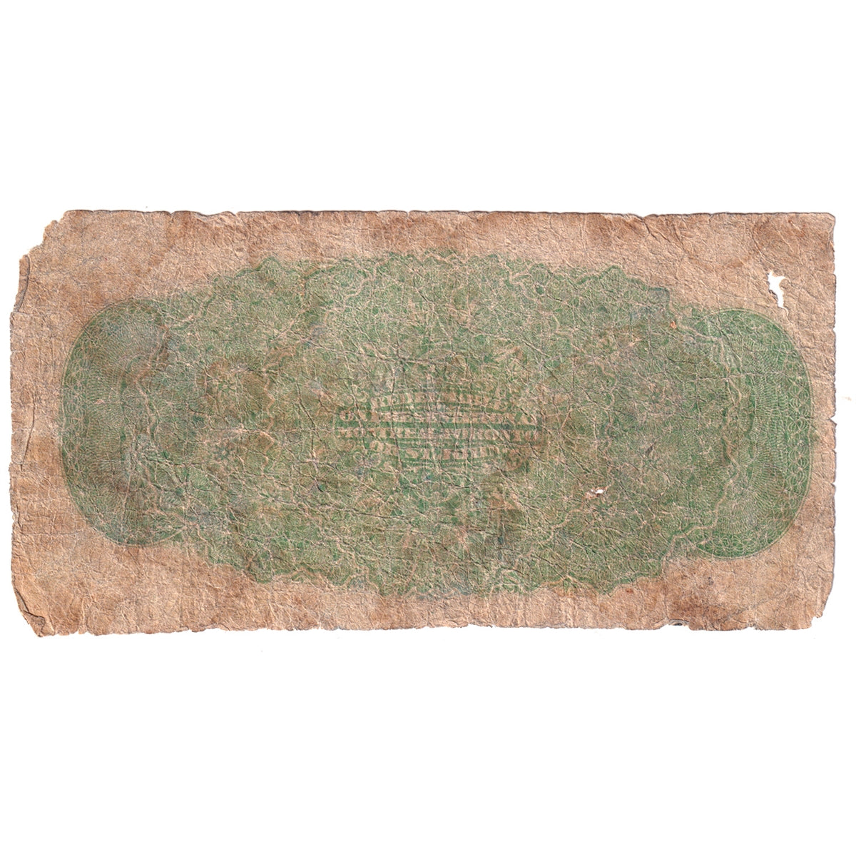DC-1 1870 Dominion 25-cent Shinplaster, Dickinson-Harington, Series A, Circ