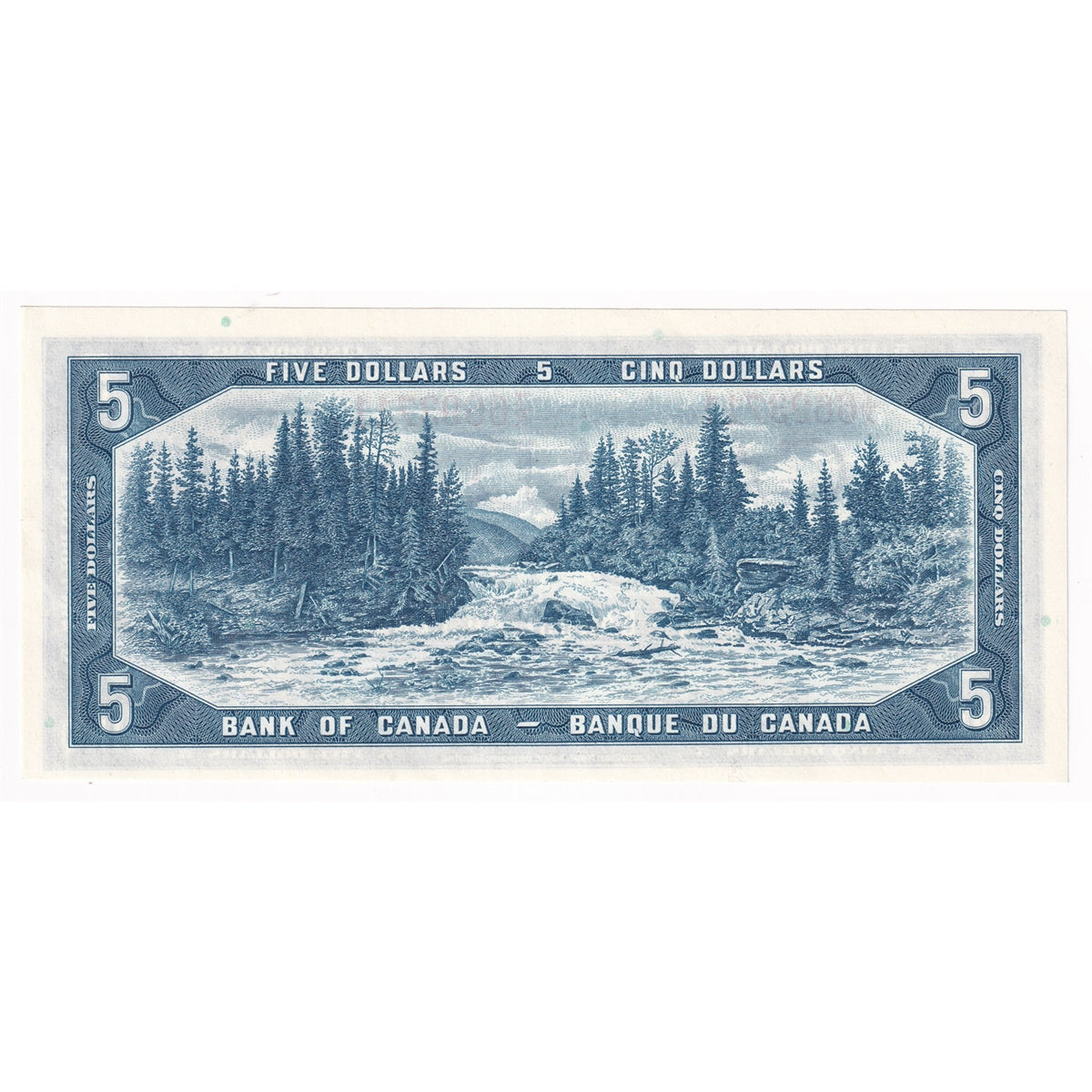 BC-39c 1954 Canada $5 Bouey-Rasminsky, T/X, Uncirculated (MS60)