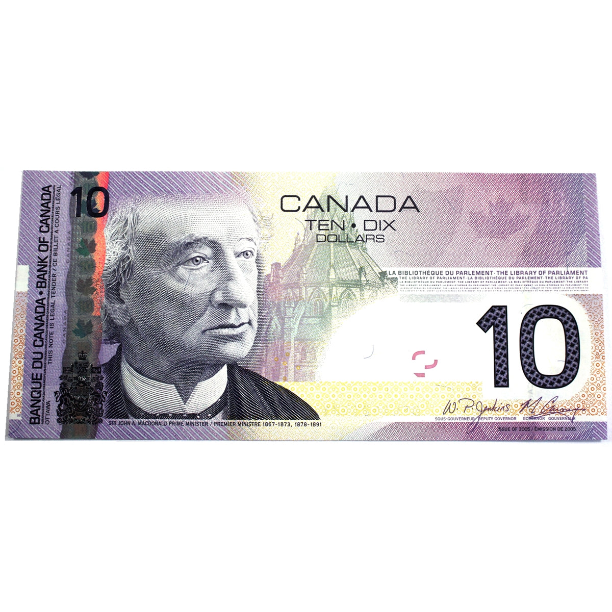BC-68b 2009 Canada $10 Jenkins-Carney, BFL, Choice Uncirculated (CUNC63)
