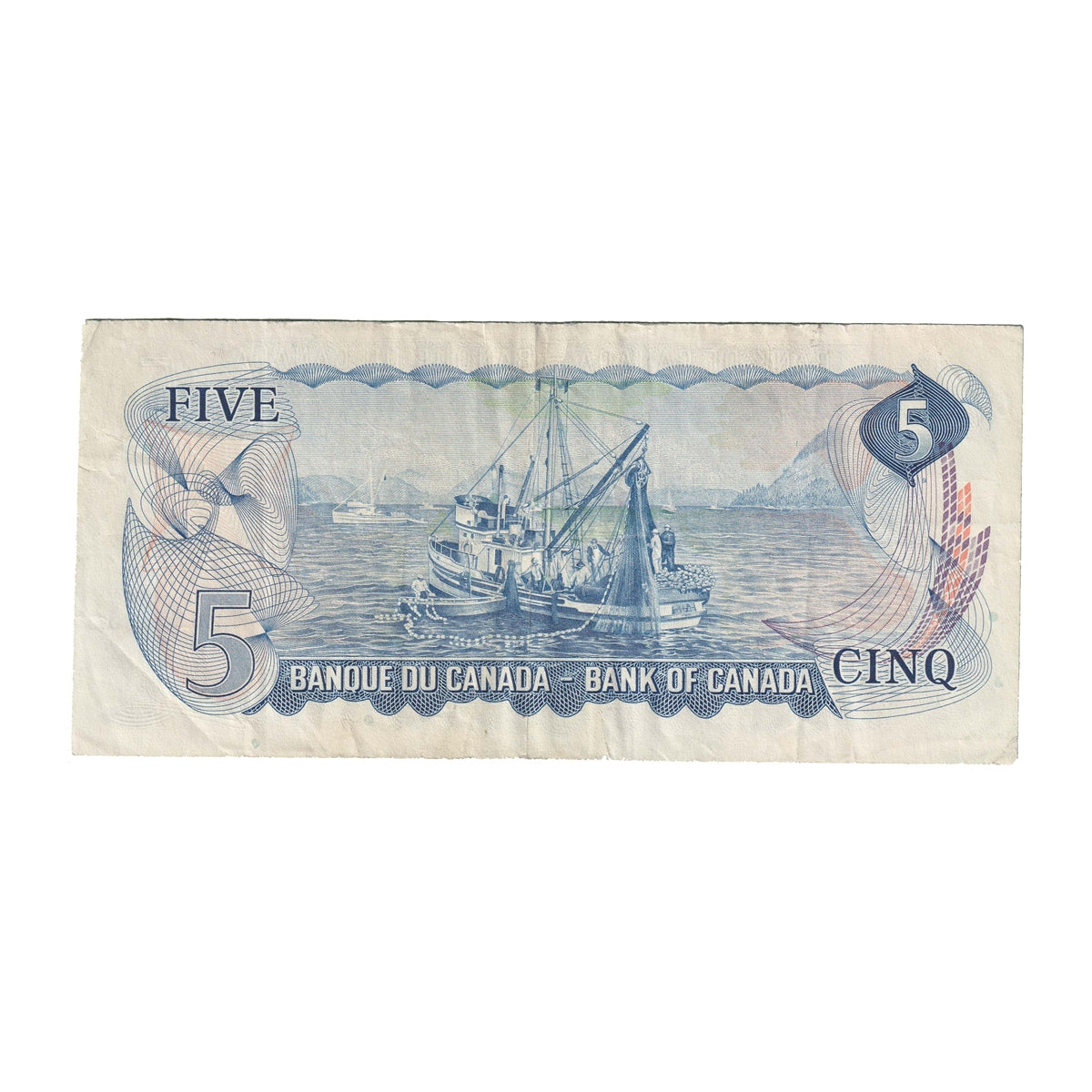 BC-48aA 1972 Canada $5 Bouey-Rasminsky, *CC, VF