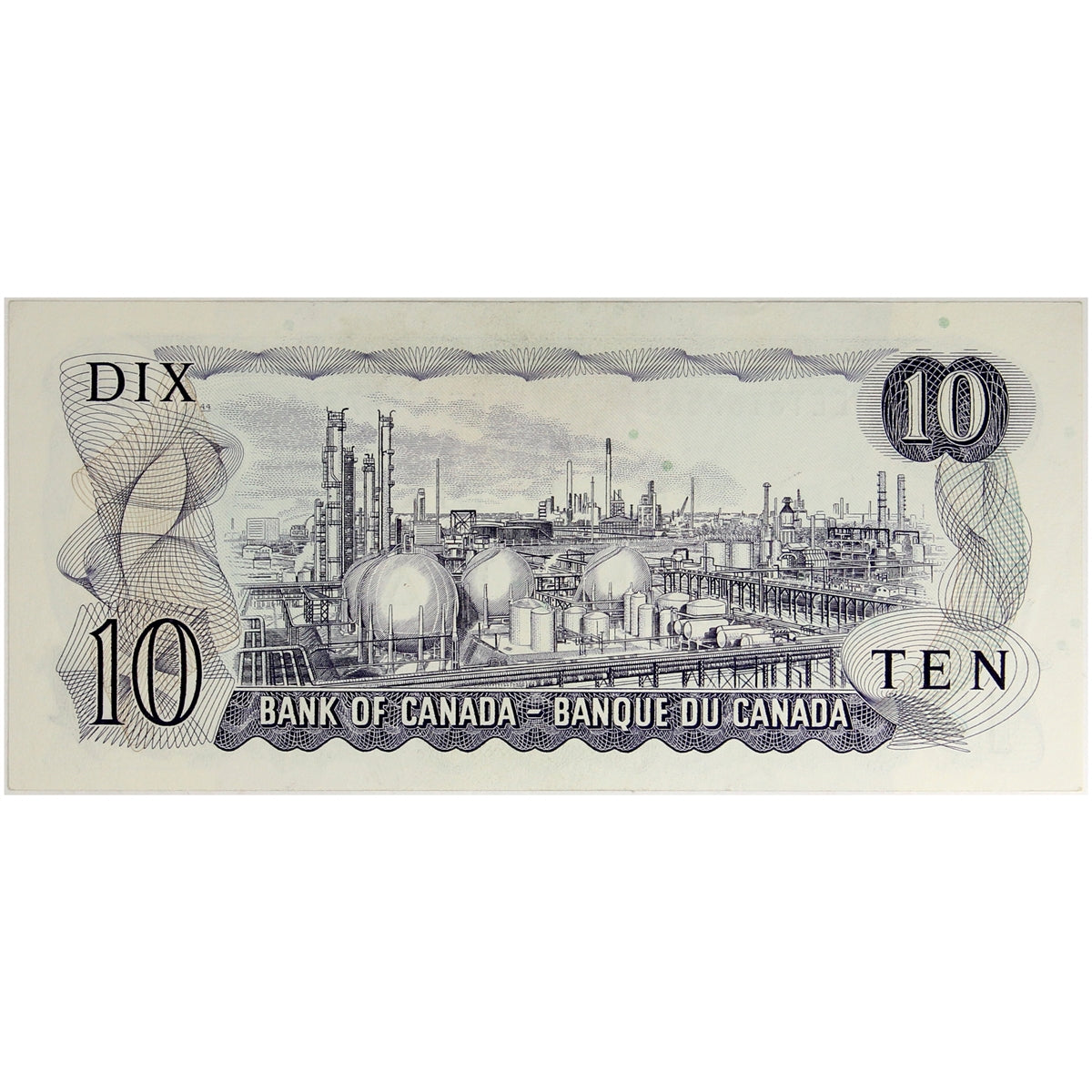 BC-49d 1971 Canada $10 Crow-Bouey, EET, AU-UNC (AU55)