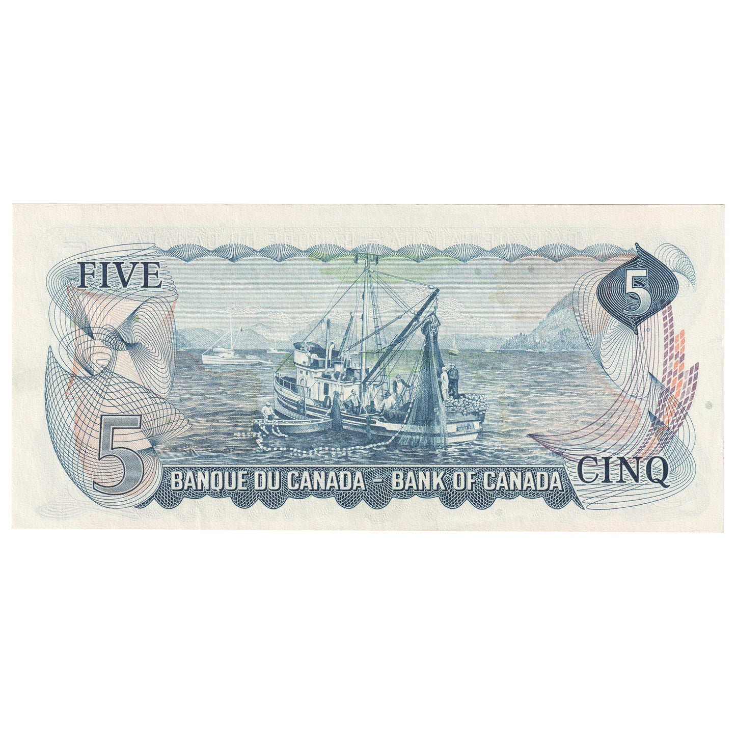 BC-48b 1972 Canada $5 Lawson-Bouey, CV, AU-UNC (AU55)