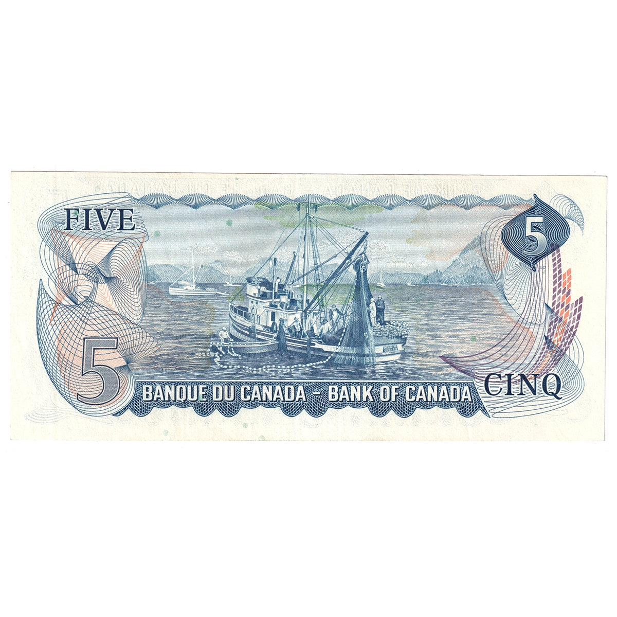 BC-48b 1972 Canada $5 Lawson-Bouey, CS, VF-EF (VF30)