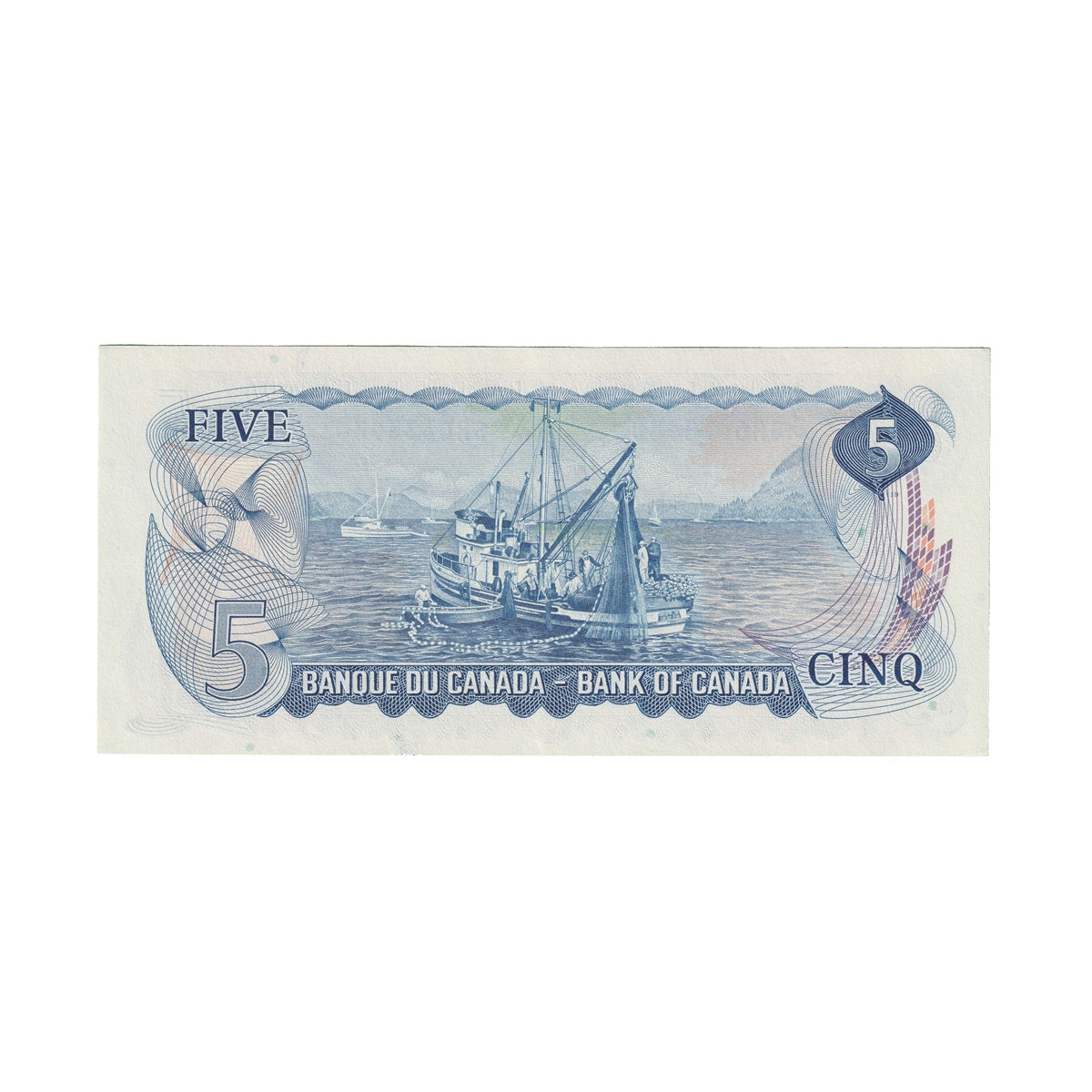 BC-48b 1972 Canada $5 Lawson-Bouey, SR, AU-UNC (AU55)