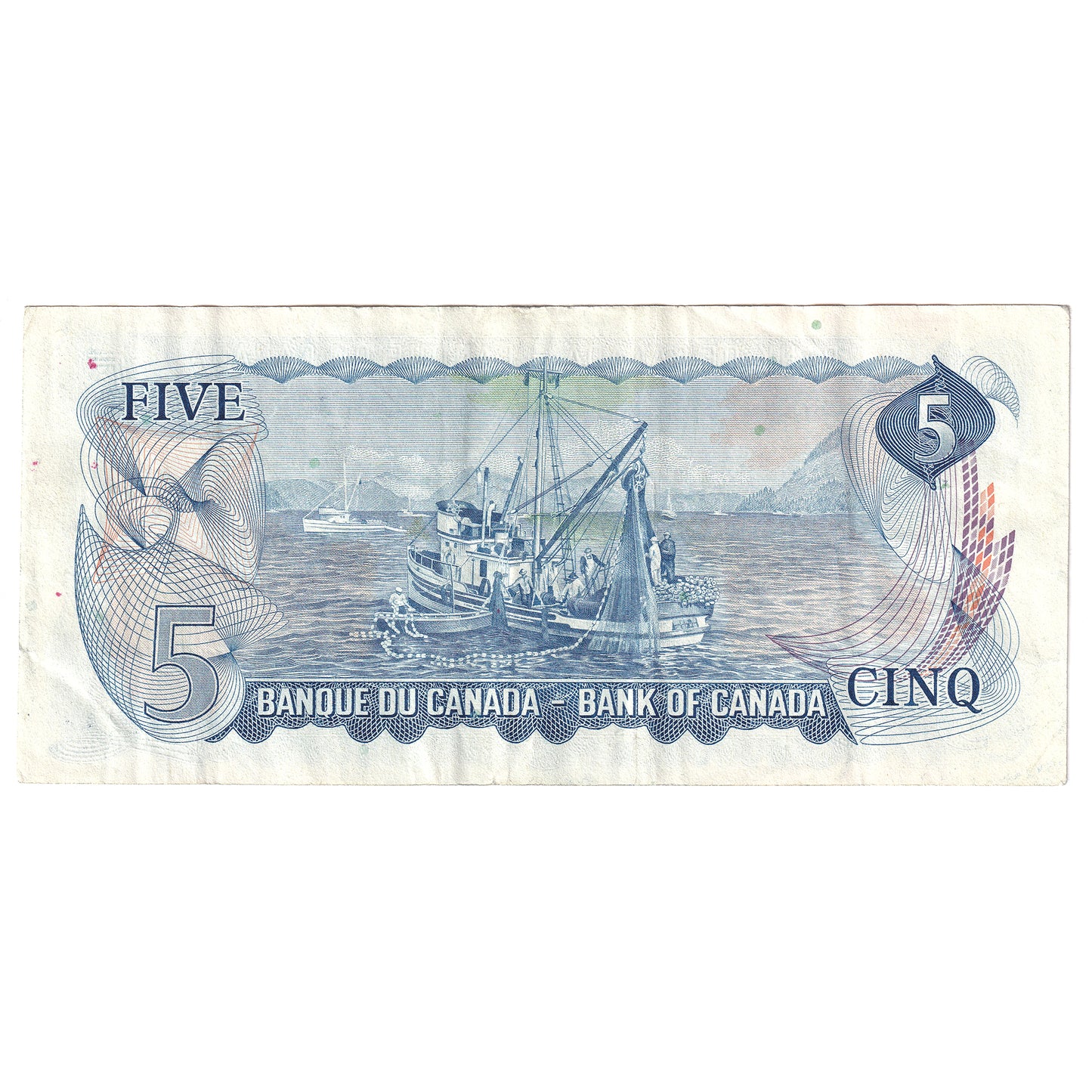 BC-48b 1972 Canada $5 Lawson-Bouey, SS, circ