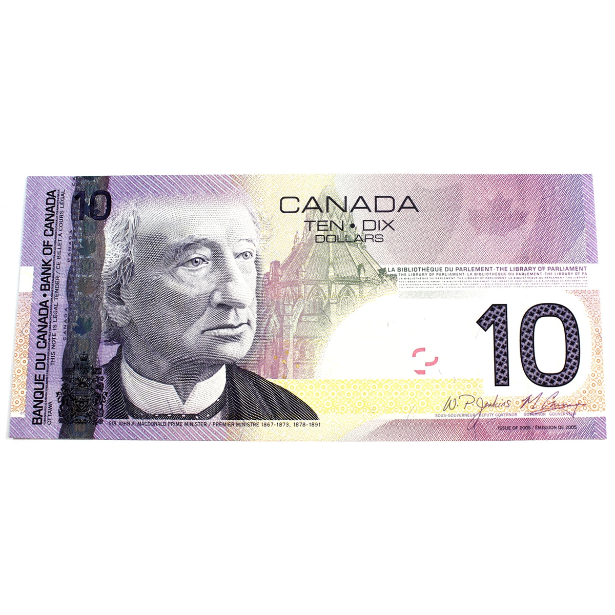 BC-68b 2009 Canada $10 Jenkins-Carney, BFL, UNC