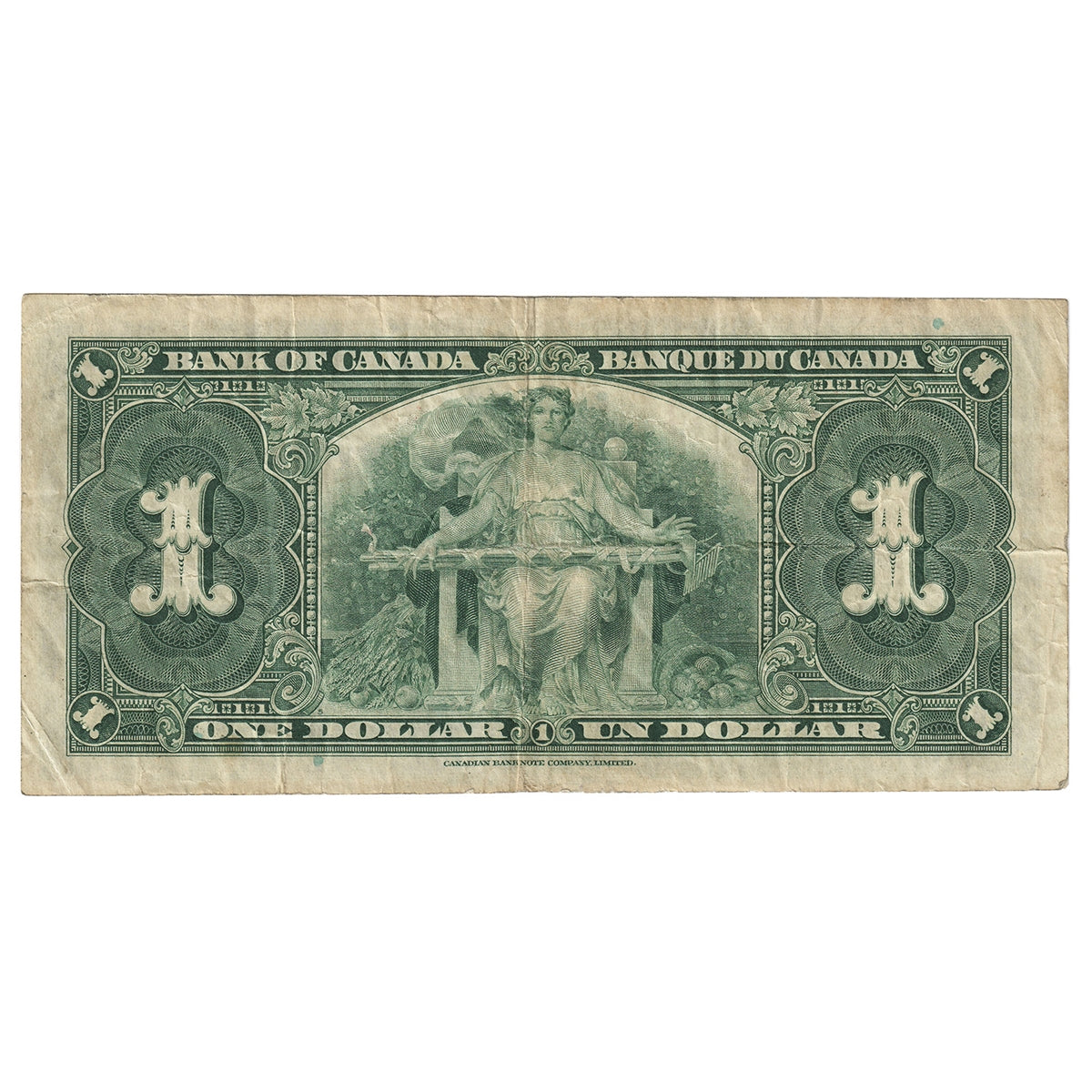 BC-21c 1937 Canada $1 Gordon-Towers, N/A, VF