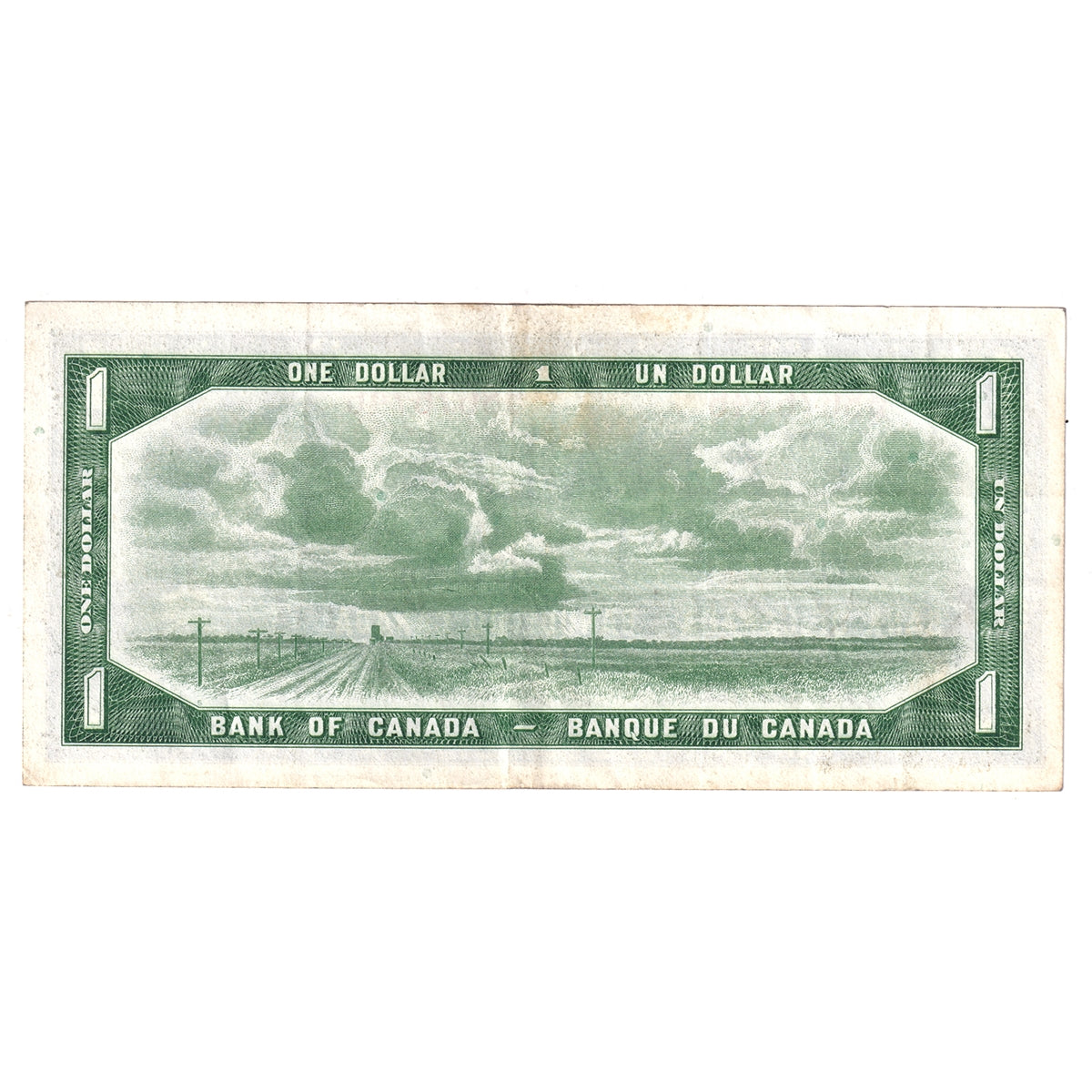 BC-37a-i 1954 Canada $1 Beattie-Coyne, B/M, VF-EF (VF30)