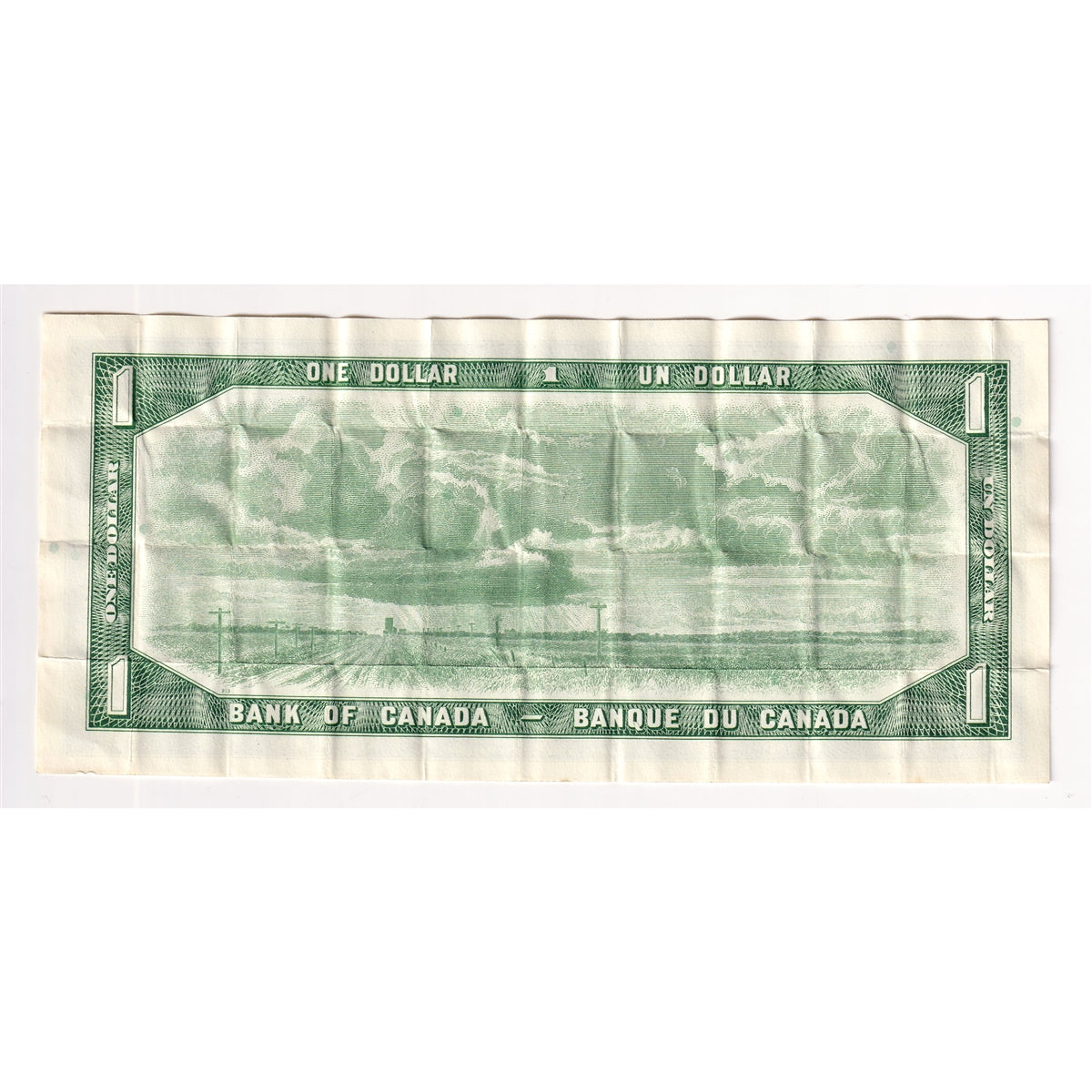 BC-37c 1954 Canada $1 Bouey-Rasminsky, V/F, Very Fine (VF20)