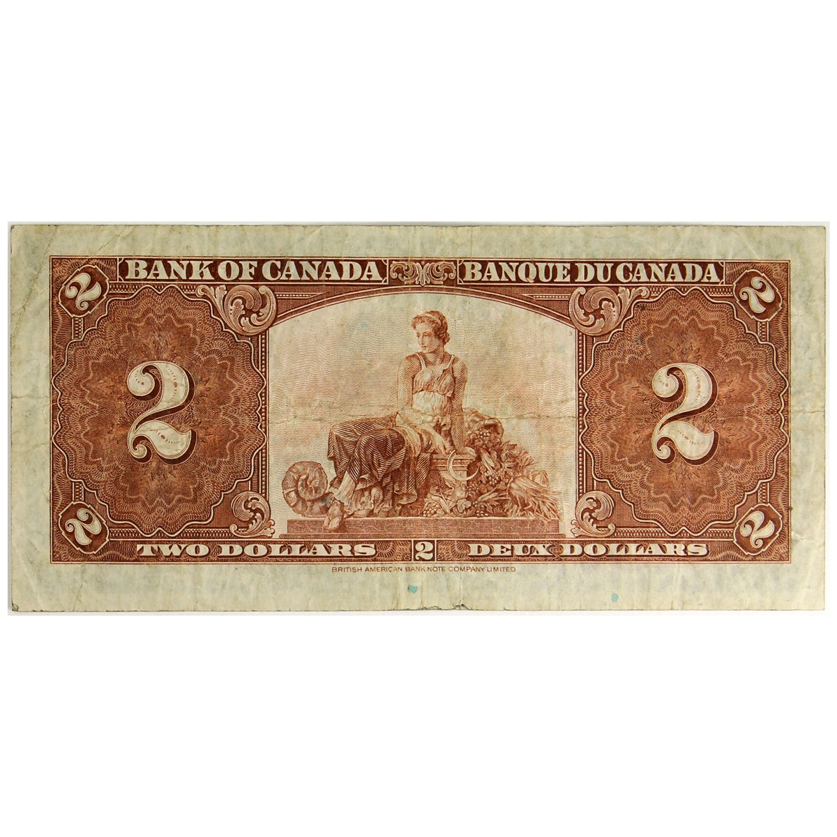 BC-22b 1937 Canada $2 Gordon-Towers, M/B, F-VF (F15)