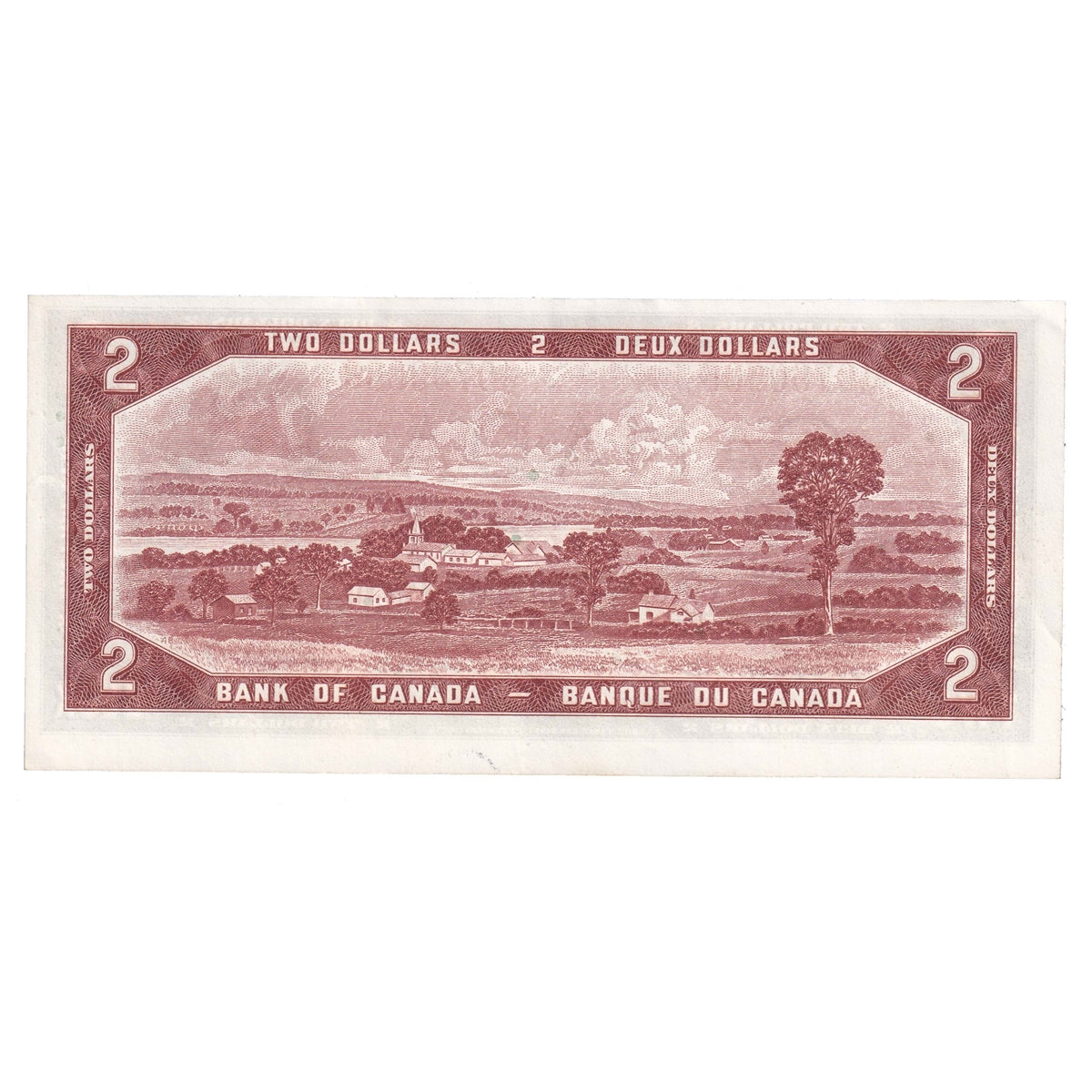BC-38a 1954 Canada $2 Beattie-Coyne, X/B, Almost Uncirculated (AU50)