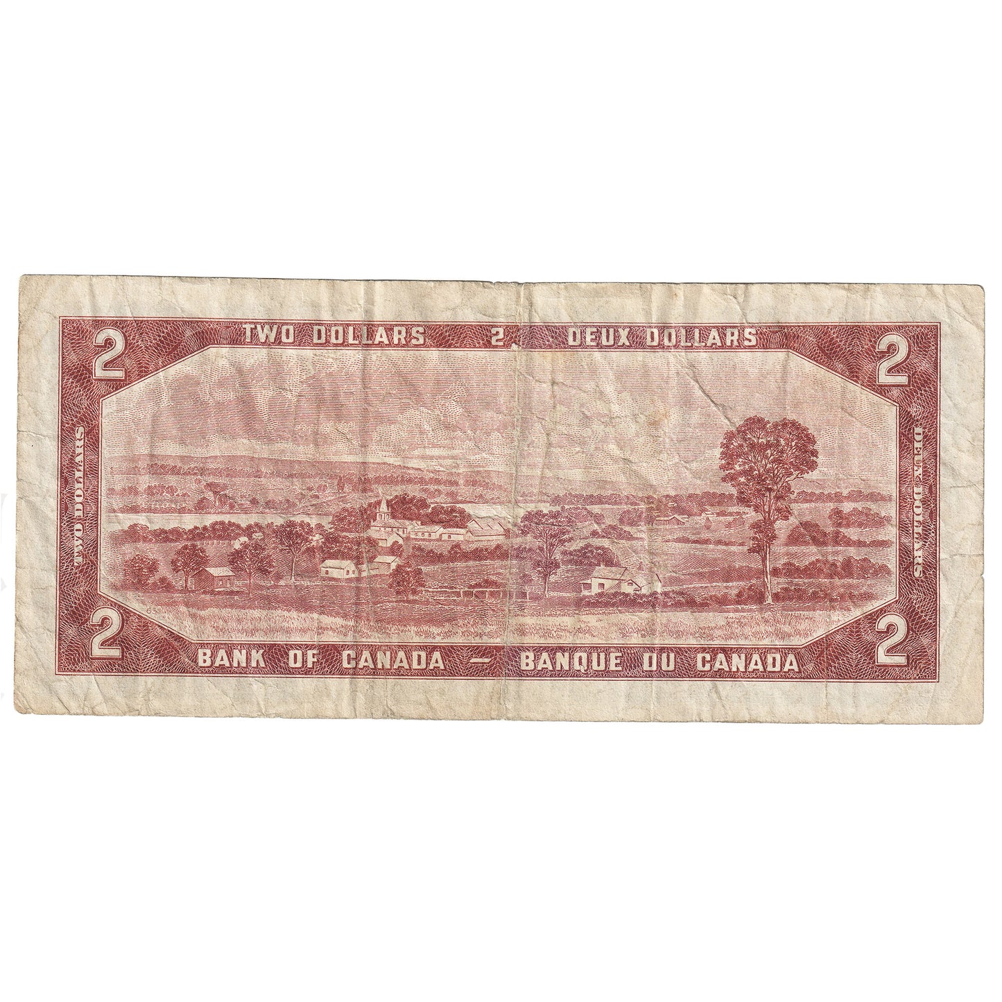 BC-38b 1954 Canada $2 Beattie-Rasminsky, A/R, F