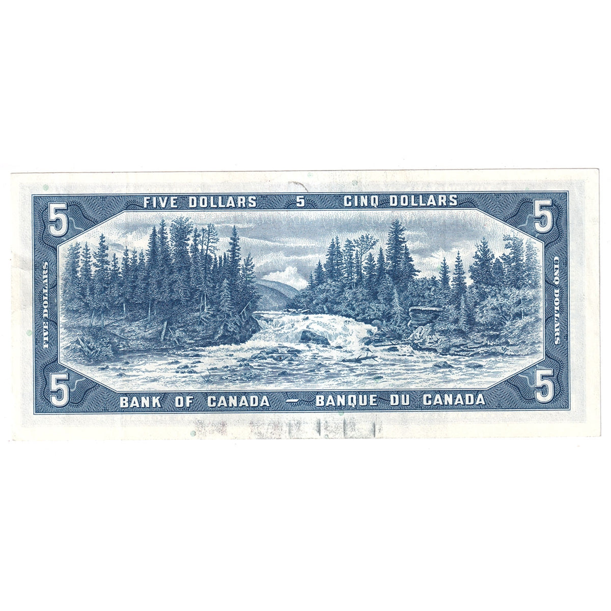 BC-39b 1954 Canada $5 Beattie-Rasminsky, J/X, VF
