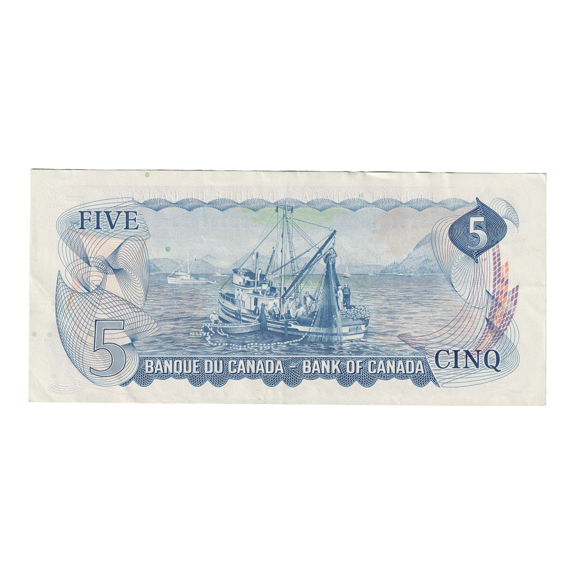 BC-48b 1972 Canada $5 Lawson-Bouey, SC, Extra Fine (EF40)