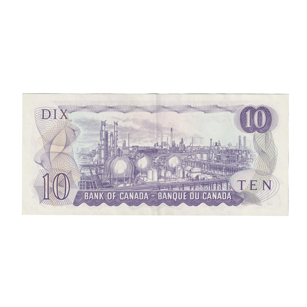 BC-49e 1971 Canada $10 Thiessen-Crow, FDS, EF-AU (EF45)