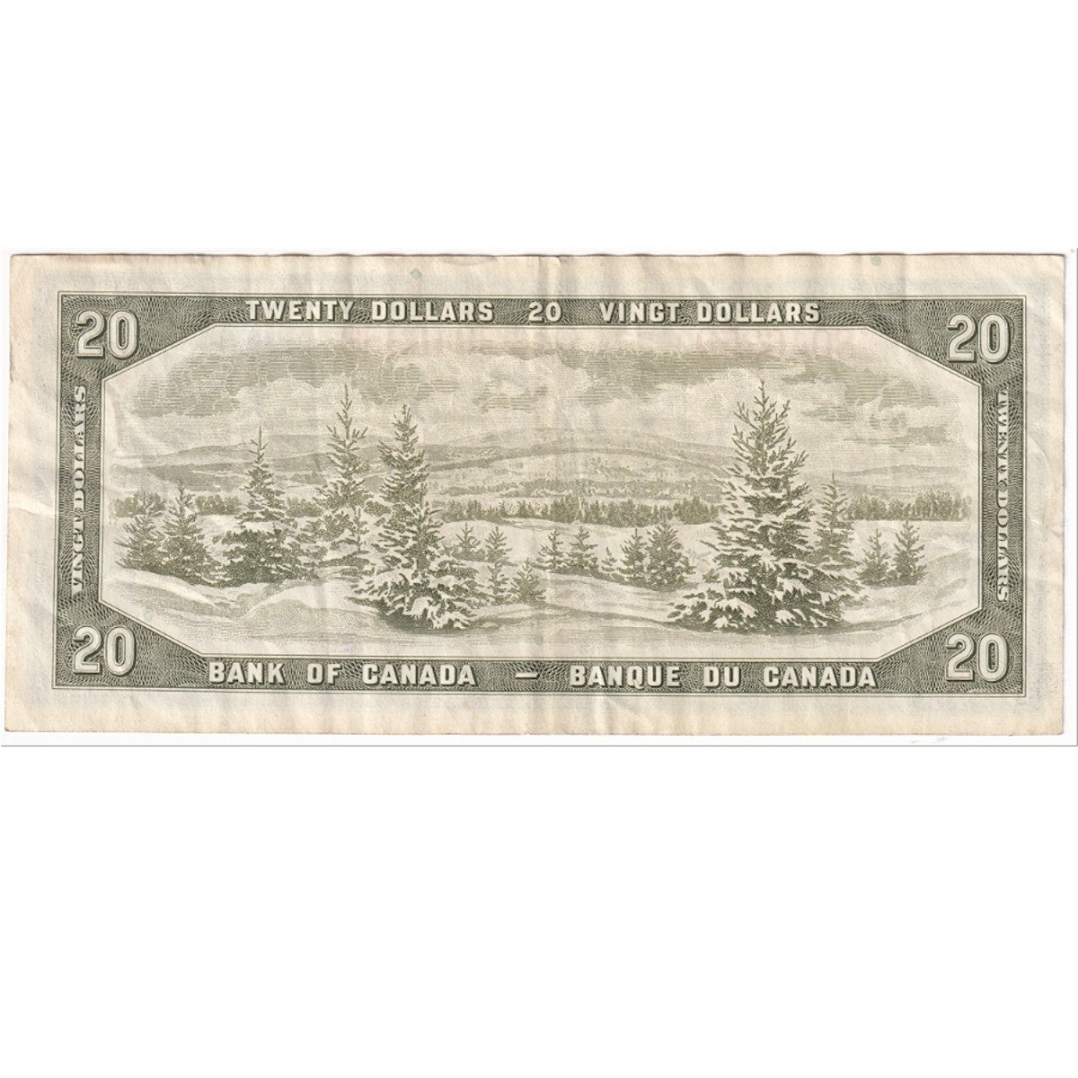 BC-41b 1954 Canada $20 Beattie-Rasminsky, R/E, VF