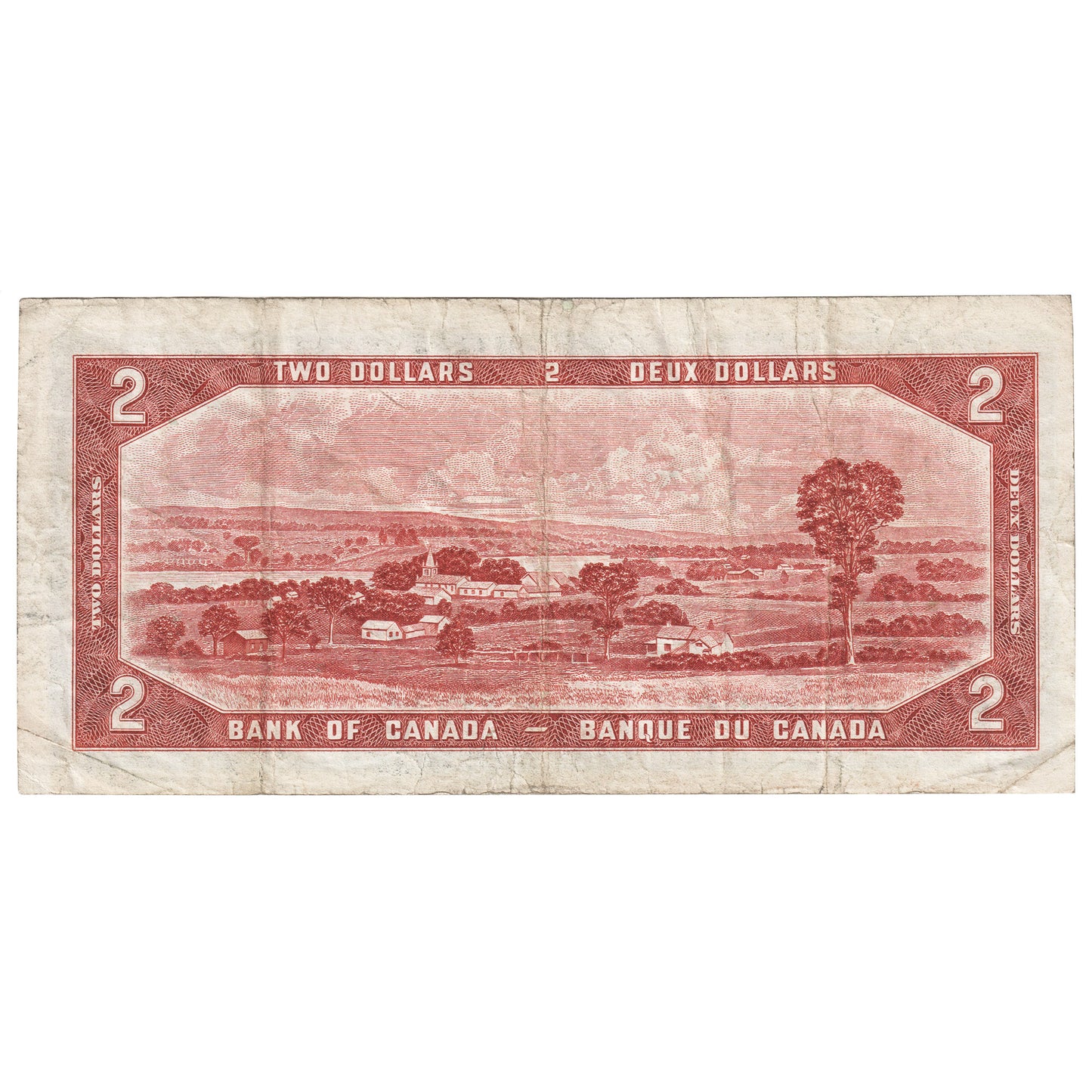 BC-38a 1954 Canada $2 Beattie-Coyne, I/B, F-VF (F15)