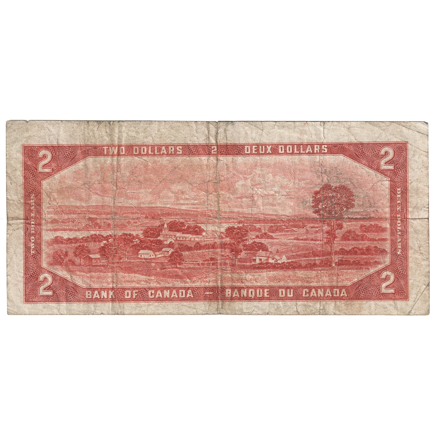 BC-38a 1954 Canada $2 Beattie-Coyne, I/B, VG