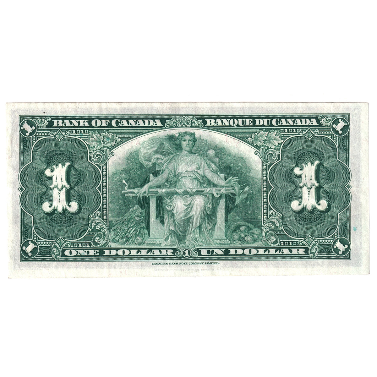 BC-21c 1937 Canada $1 Gordon-Towers, R/A, VF-EF (VF30)