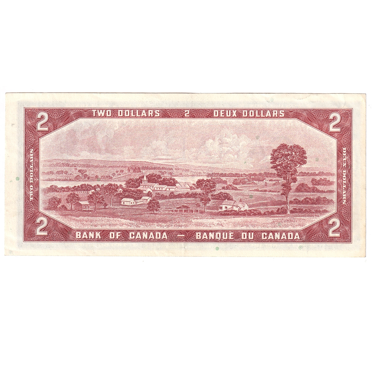BC-38b 1954 Canada $2 Beattie-Rasminsky, M/U, VF-EF (VF30)