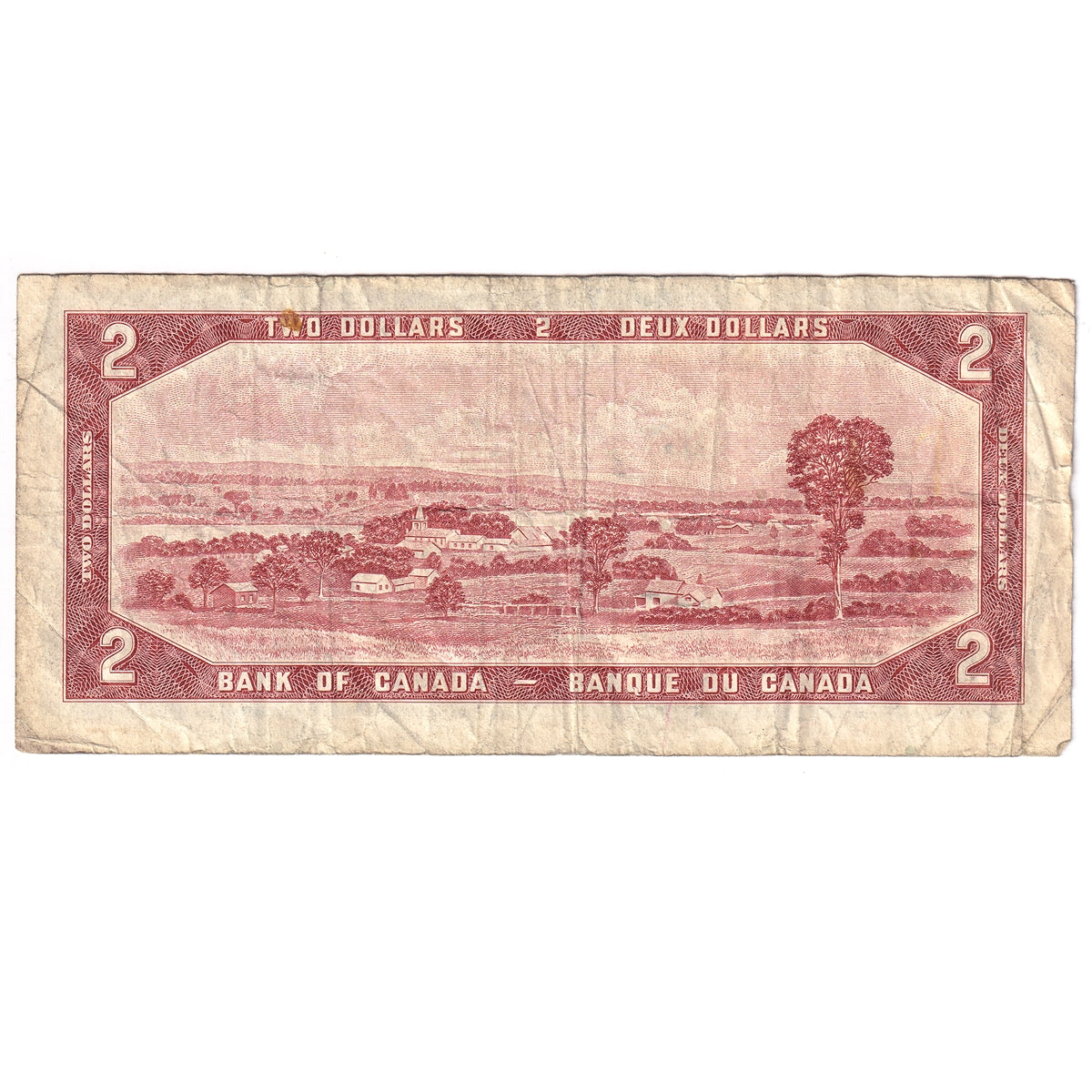 BC-38dA 1954 Canada $2 Lawson-Bouey, *K/G, Circ
