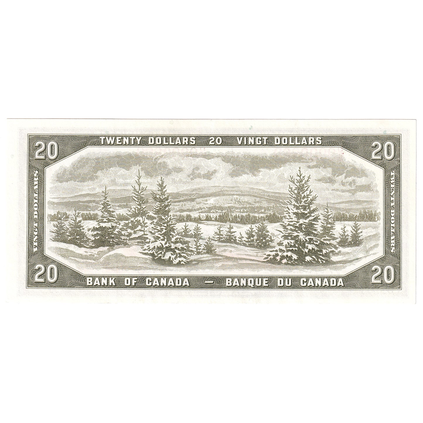 BC-41b 1954 Canada $20 Beattie-Rasminsky, O/E, VF-EF