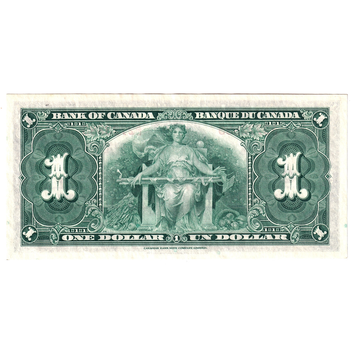 BC-21c 1937 Canada $1 Gordon-Towers, A/L, AU-UNC (AU55)