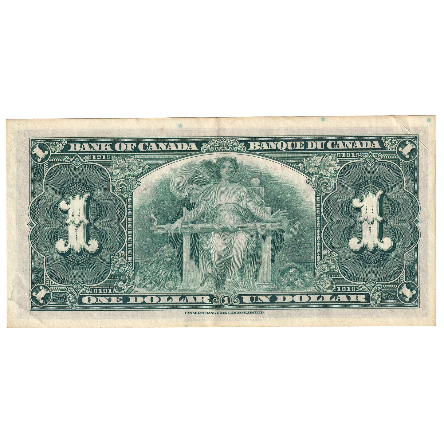 BC-21c 1937 Canada $1 Gordon-Towers, M/L, EF-AU (EF45)
