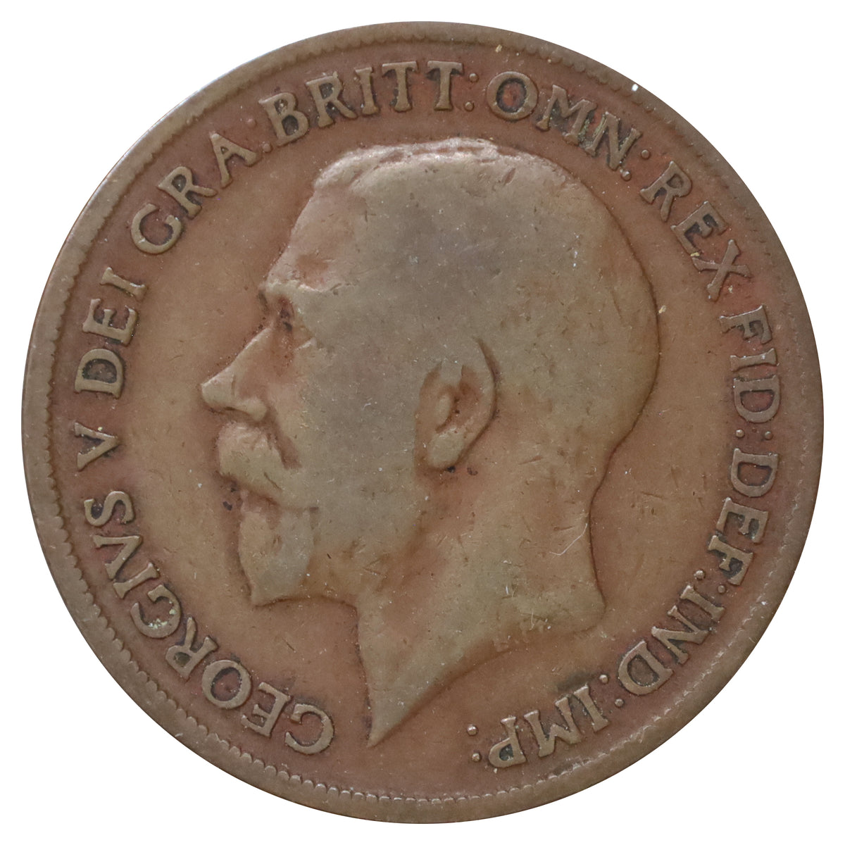 Great Britain 1918KN Penny Fine (F12)
