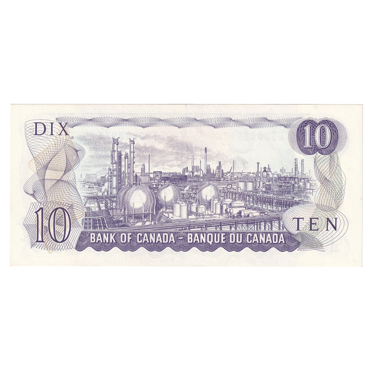 BC-49d 1971 Canada $10 Crow-Bouey, ETU, AU-UNC (AU55)