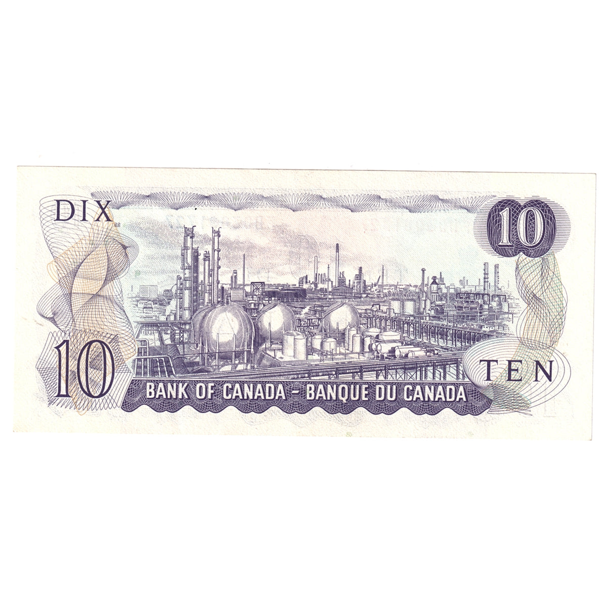BC-49d 1971 Canada $10 Crow-Bouey, FDB, AU-UNC (AU55)