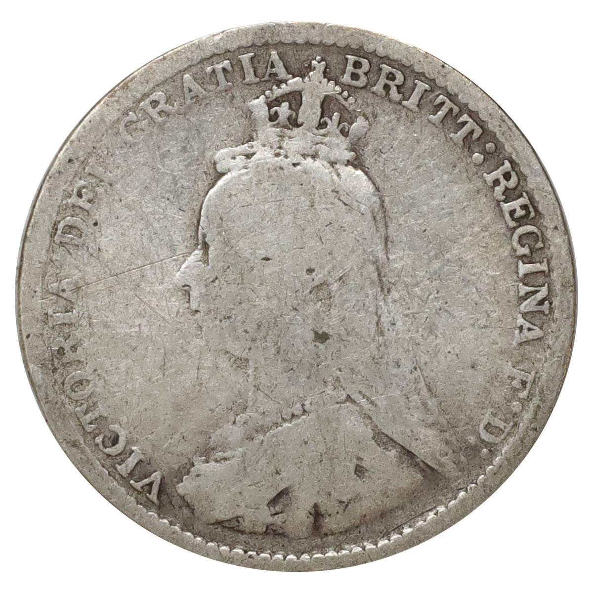 Great Britain 1889 3 Pence Good (G4)