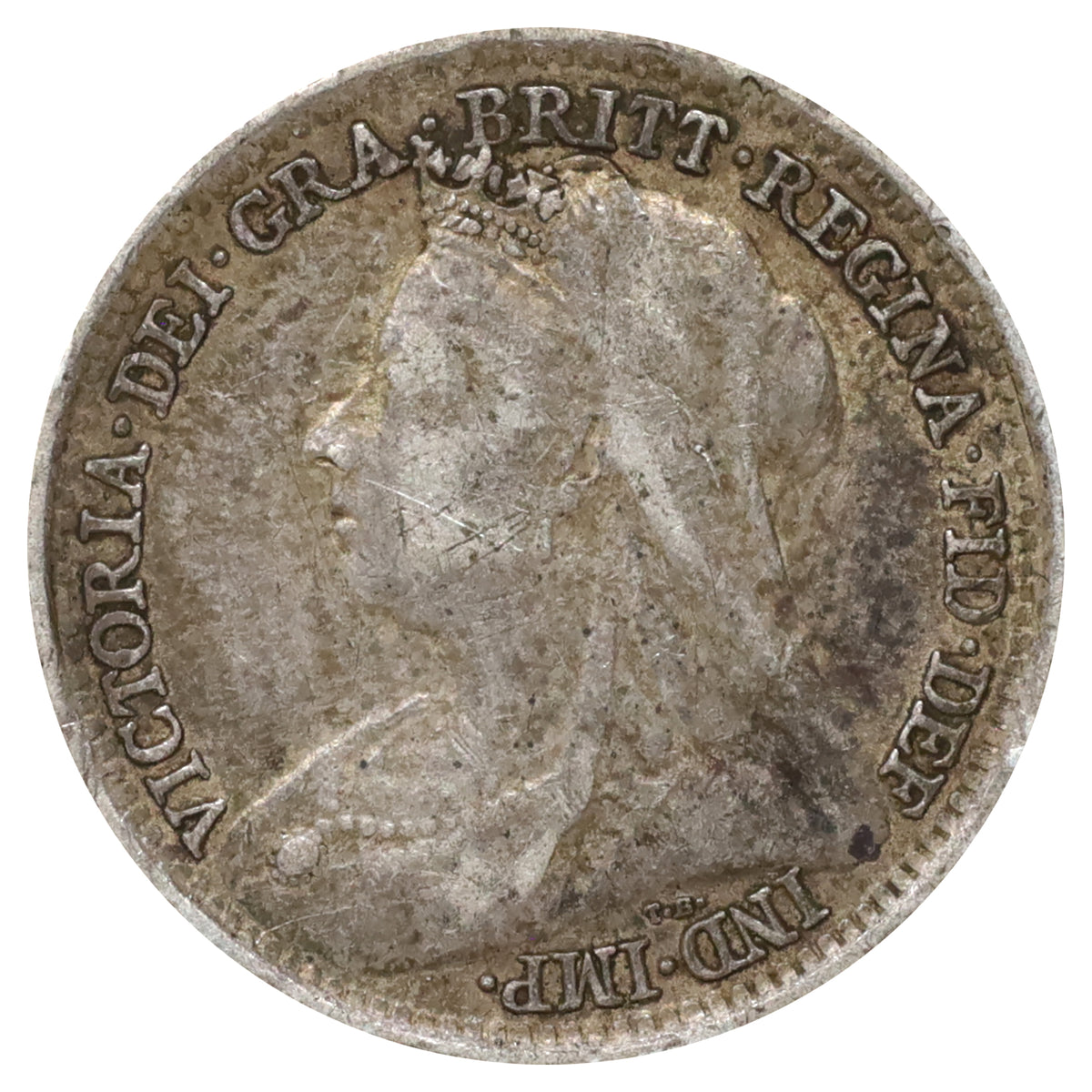 Great Britain 1897 3 Pence Extra Fine (EF40)