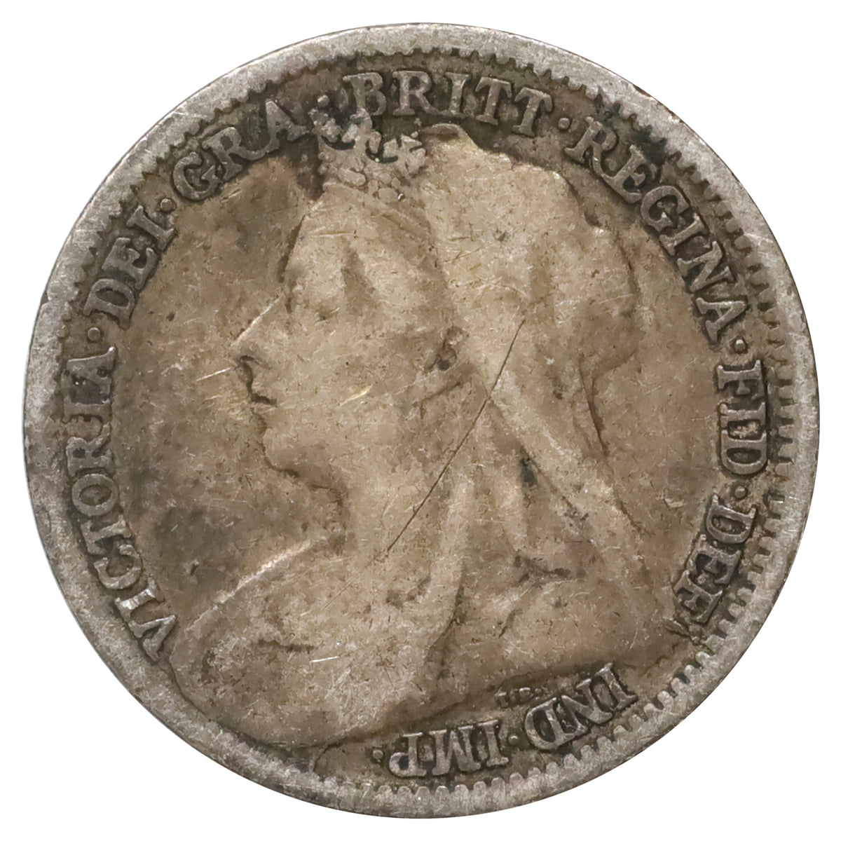 Great Britain 1898 3 Pence VG-F (VG10)