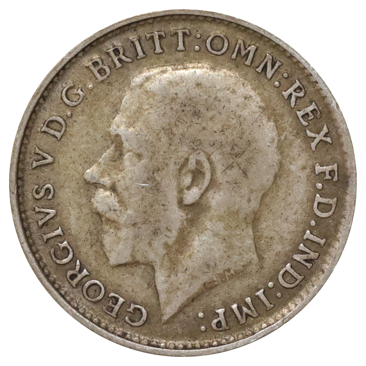 Great Britain 1918 3 Pence Very Fine (VF20)