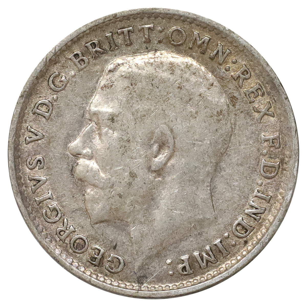 Great Britain 1919 3 Pence VF-EF (VF30)