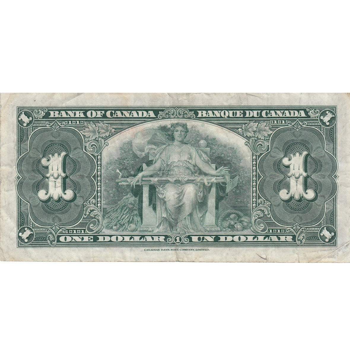 BC-21d 1937 Canada $1 Coyne-Towers, C/N, VF