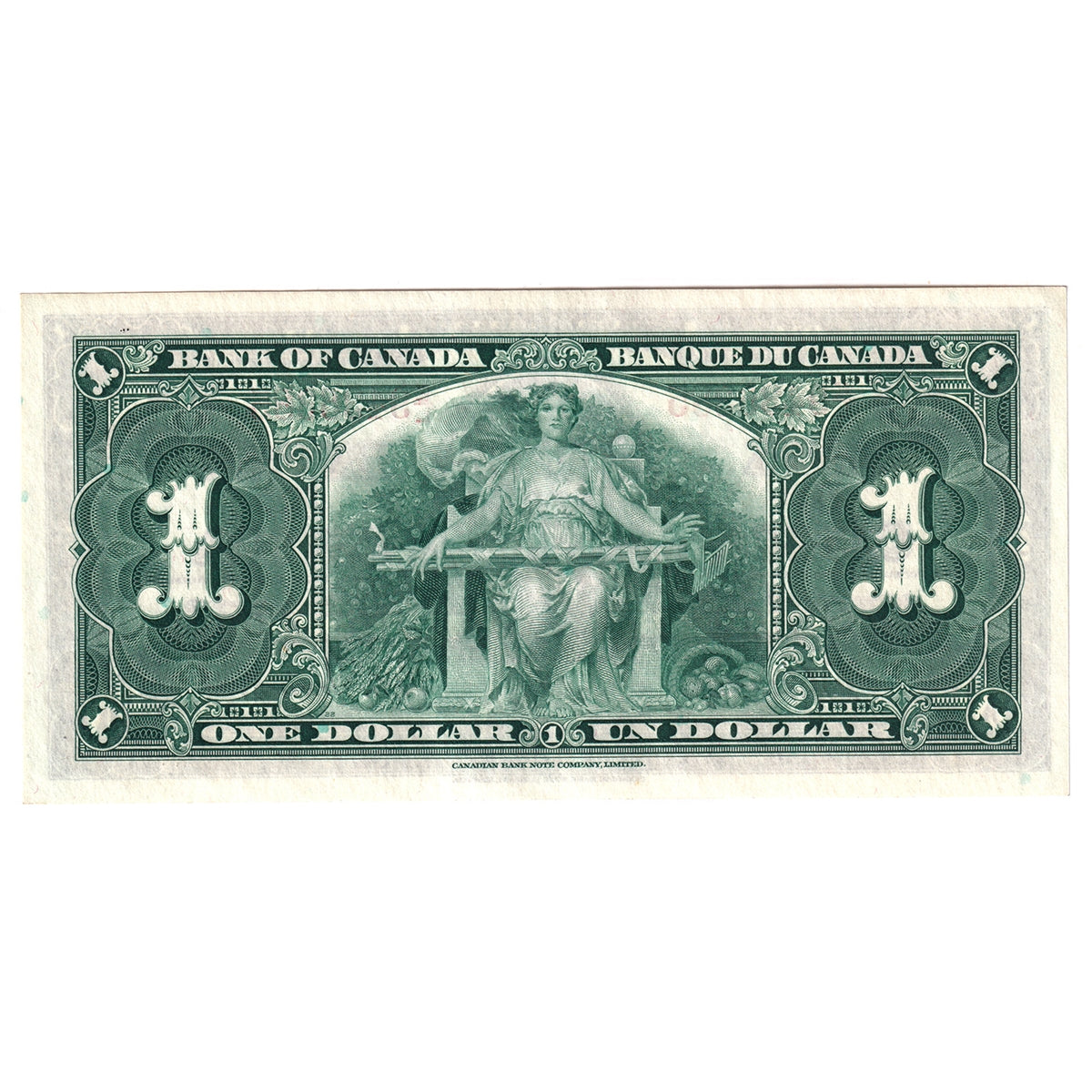 BC-21c 1937 Canada $1 Gordon-Towers, E/L, AU-UNC (AU55)