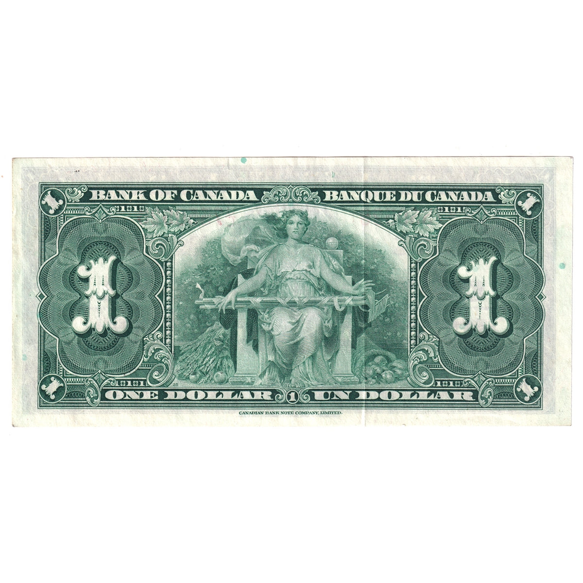 BC-21c 1937 Canada $1 Gordon-Towers, J/L, EF-AU (EF45)