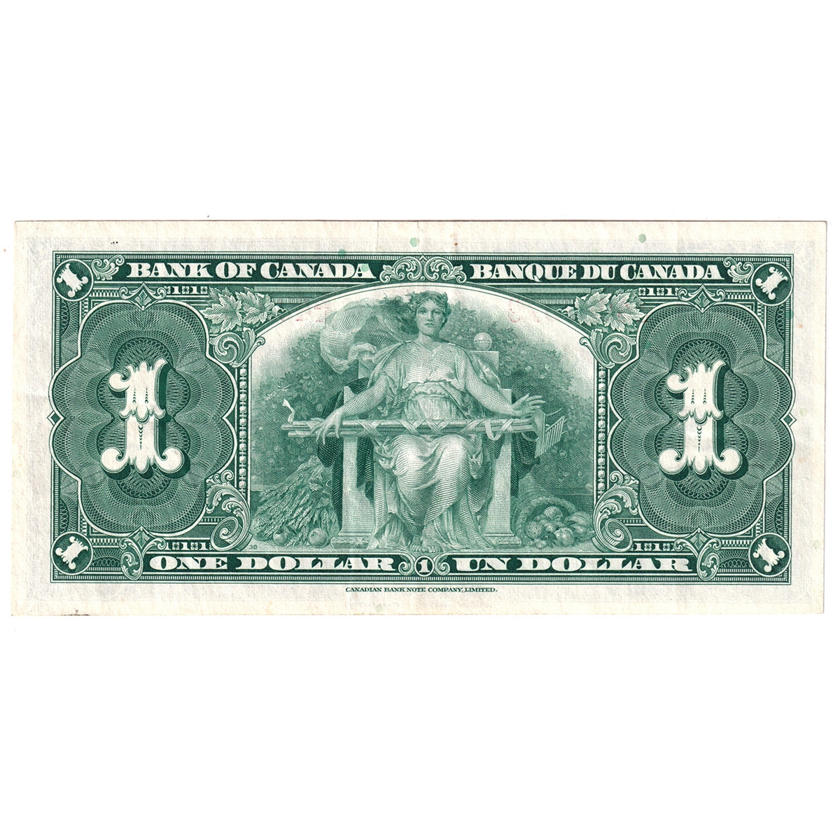 BC-21c 1937 Canada $1 Gordon-Towers, Z/L, VF-EF (VF30)