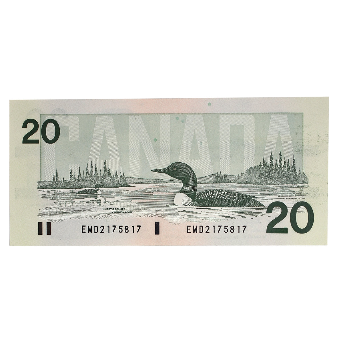 BC-58d 1991 Canada $20 Knight-Dodge, EWD, AU
